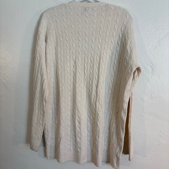 A New Day Women's Cable Cardigan Beige Size M - Picture 5 of 5